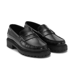 Clearance Playboy Footwear Birgitte Loafers, , Black Polido