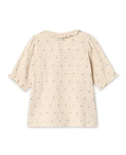Clearance Fliink Blooming Bluse, , 110 cm Sandshell AOP