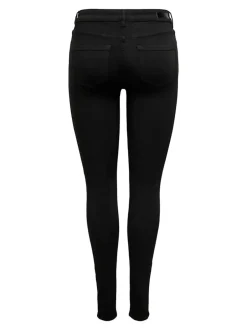 Discount ONLY Blush Mid Skinny Jeans, , XS/L34 Black Denim