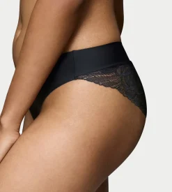 Triumph Body Make-Up Illusion Lace Highleg Tai Trusser, , 40*Dame Lingeri