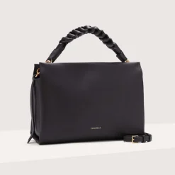 Best Coccinelle Boheme Medium Skuldertaske, Black/Cuir