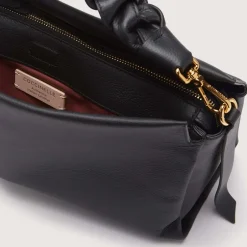 Best Coccinelle Boheme Medium Skuldertaske, Black/Cuir