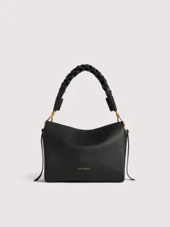 Sale Coccinelle Boheme Small Håndtaske, Noir/Cognac
