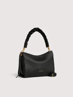 Sale Coccinelle Boheme Small Håndtaske, Noir/Cognac