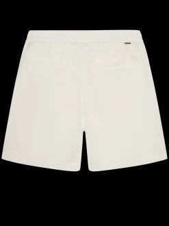 Hot Woodbird Bommy Linen Shorts, , L Off White
