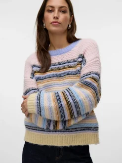 Vero Moda Bonbon Striktrøje, , M*Dame Strik & Sweatshirts