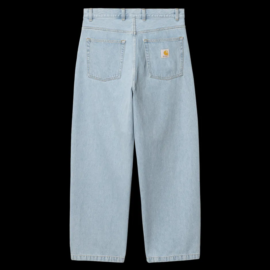 Sale Carhartt WIP Brando Bukser Blue (Heavy Stone Bleached)