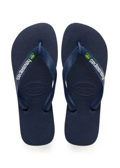 Best Havaianas Brazil Logo Sandaler, , 41/42 Navy Blue