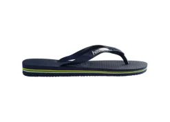 Best Havaianas Brazil Logo Sandaler, , 41/42 Navy Blue