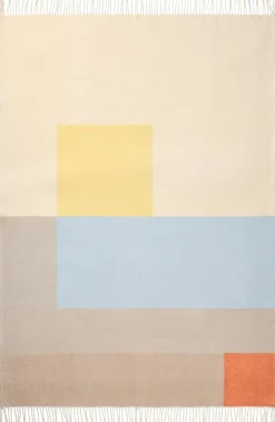 Outlet Mette Ditmer Brick Plaid, , 125x190 cm Light Yellow