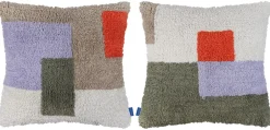Mette Ditmer Brick Tufted Pude, , 50x50 cm* Puder