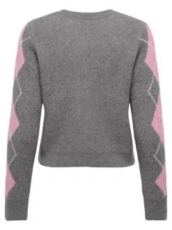 Best ONLY Brighton Life Cardigan, , S Medium Grey Melange/Romance