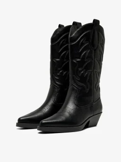 ONLY Bronco Cowboy Støvler, , 39*Dame Støvler