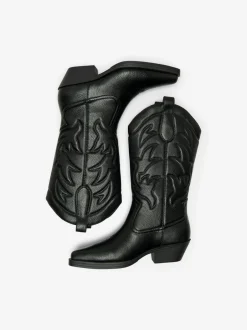 ONLY Bronco Cowboy Støvler, , 39*Dame Støvler