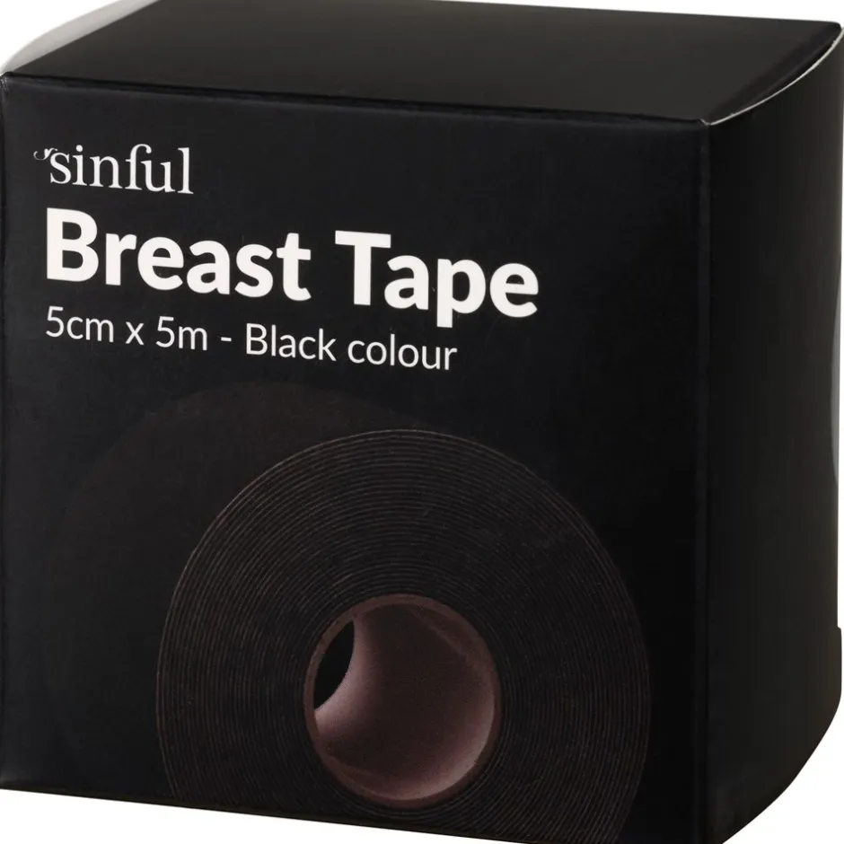 Online Sinful Brysttape, , 5 cm Sort