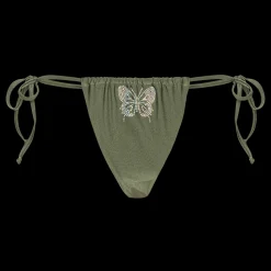 Clearance SUI AVA Butterfly Bikini Tanga, , 38 Army