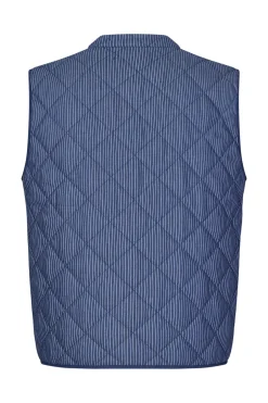 Hot Lollys Laundry CairoLL Quilted Vest, , M Dark Blue