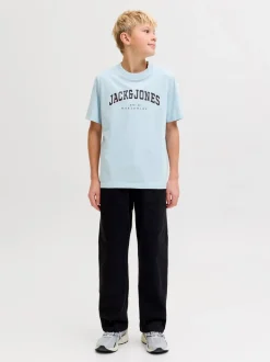 Best Jack & Jones Junior Caleb Varsitu O-Neck T-shirt, , 164 cm Celestial Blue