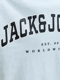 Best Jack & Jones Junior Caleb Varsitu O-Neck T-shirt, , 164 cm Celestial Blue
