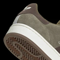 Discount Adidas Campus 00s Sneakers, , 40 2/3 Olive Strata/Dark Brown/White