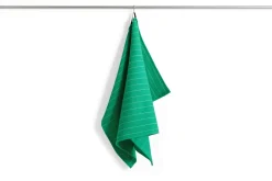 Discount HAY Canteen Viskestykke, , 52x80 cm Emerald Pinstripe
