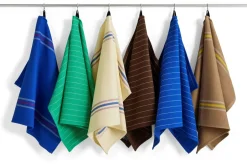 Discount HAY Canteen Viskestykke, , 52x80 cm Emerald Pinstripe