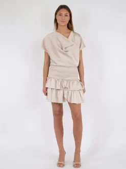 Neo Noir Carin Heavy Sateen Nederdel, , 36*Dame Nederdele