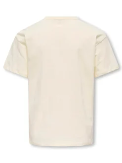 KIDS ONLY Carina Life Loose Printed T-shirt, , 134-140 cm*Børn T-Shirts & Toppe
