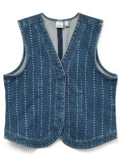 Vero Moda Carley Rhinetone Vest, , M*Dame Veste