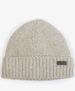 Barbour Carlton Beanie, , One size Grey Stone