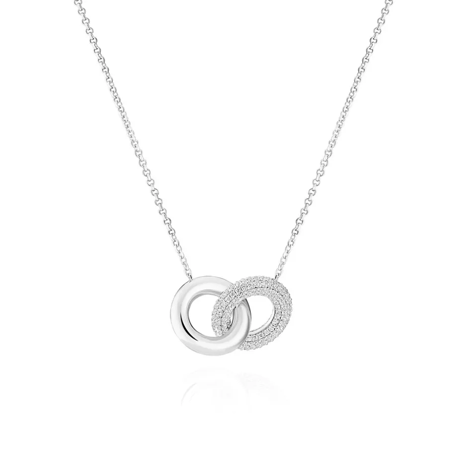 Sif Jakobs Jewellery Carrara Due Piccolo Halskæde, , 45 cm*Dame Halskæder
