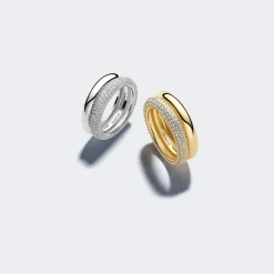 Sale Sif Jakobs Jewellery Carrara Ring, , 56 Gold Plated