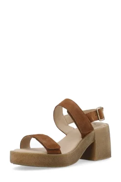 Clearance Ca'shott Casemily Velcro Sandaler, , 38 Toffee