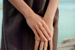 Hot Maanesten Cassia Ring, , 57 Gold Plated