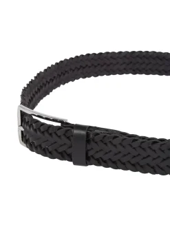 Calvin Klein Casuaæ Braided Leather Bælte, , 85 cm* Bælter