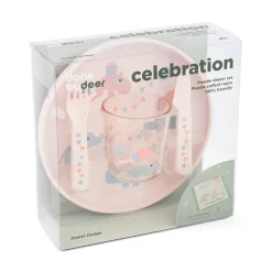 Done by Deer Celebration Foodie Spisesæt,*Børn Tallerkener|Børneservice