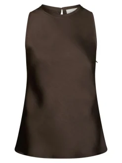 Neo Noir Celina Heavy Sateen Top, , 40*Dame T-Shirts & Toppe