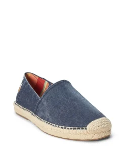 Ralph Lauren Cevia Washed Canvas Espadrille Sko, , 41* Sko