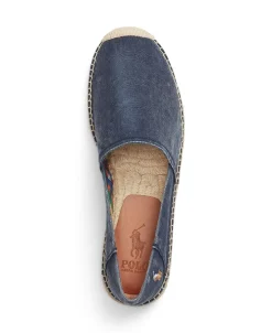 Ralph Lauren Cevia Washed Canvas Espadrille Sko, , 41* Sko