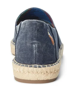 Ralph Lauren Cevia Washed Canvas Espadrille Sko, , 41* Sko