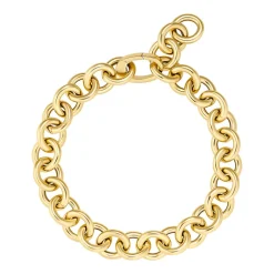 New Sif Jakobs Jewellery Chain Carrara Armbånd, , 18 cm Gold Plated