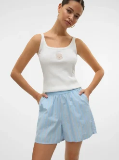 New Vero Moda Charlotte Shorts, , L Airy Blue