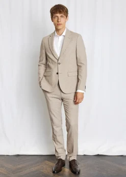 Online Bruun & Stengade Chiavari Classic Fit Blazer, , 48 Light Brown