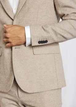 Online Bruun & Stengade Chiavari Classic Fit Blazer, , 48 Light Brown