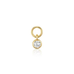 Clearance Sif Jakobs Jewellery Chiera Uno Ørerings Vedhæng, Guld/Hvid