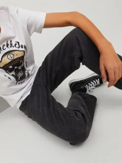 Outlet Jack & Jones Junior Chris Original 823 Jeans, , 164 cm Black Denim