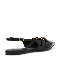 New Steve Madden Cianna Slingback Ballerinasko, , 40 Black Patent