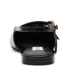New Steve Madden Cianna Slingback Ballerinasko, , 40 Black Patent