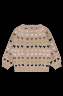 Hust & Claire Cilja Winter Heart Cardigan, , 74 cm*Børn Cardigans
