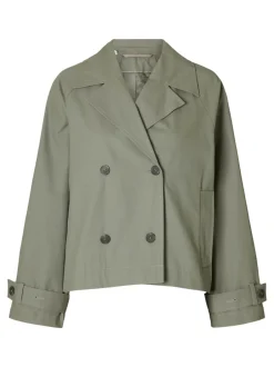 Selected Women Cilo Short Trenchcoat, , 42*Dame Jakker & Frakker